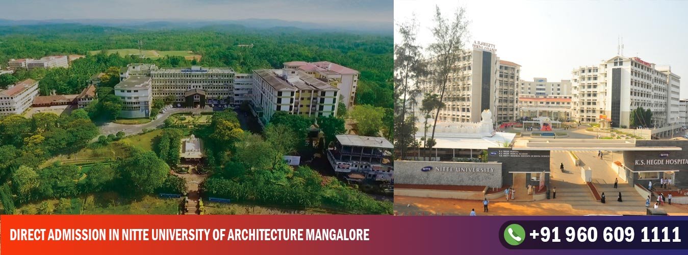 Nitte Direct Admission in Nitte University of Architecture Mangalore